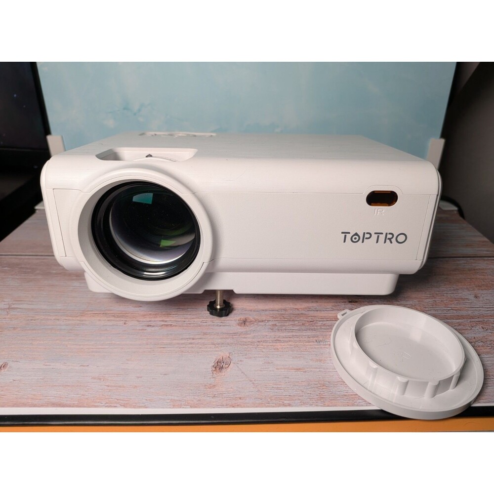 TOPTRO Portable Mini Multimedia Projector (White)